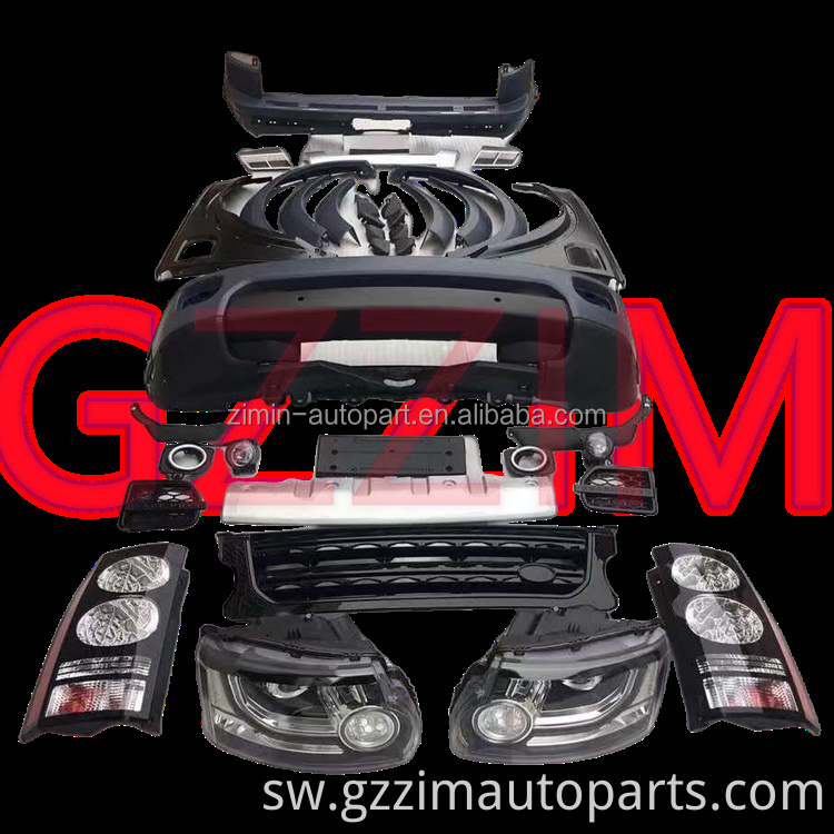 Mbele bumper grille bodykit kwa discov-ery 3/4 sasisho hadi 2016